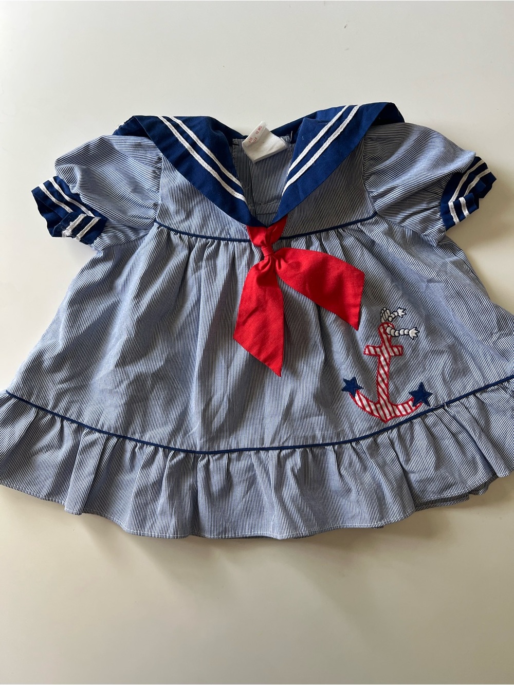 Vintage Sailor Dress Size 12 Months